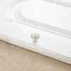 10 PCS 6041 Small Single Hole Ivory White Zinc Alloy Simple Closet Cabinet Handle Length: 24mm - Image 2