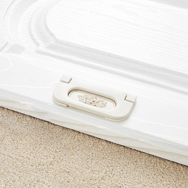 5 PCS 6530_64 Ivory White Zinc Alloy Simple Closet Cabinet Handle Pitch: 64mm - Image 2