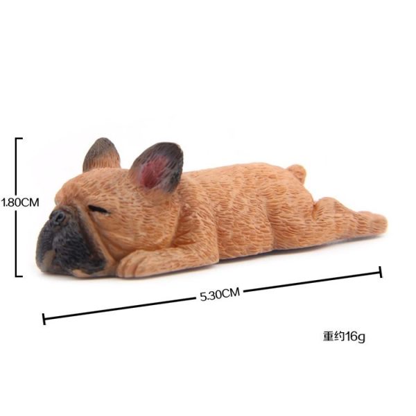 Home Decoration Lovely Rrunk on Sleep French Bulldog 3D Magnetic Buckle Fridge Paste - Image 3