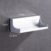 30cm Multi-function Kitchen Punching Wall-mounted Aluminum Condiment Holder Storage Rack - Image 3