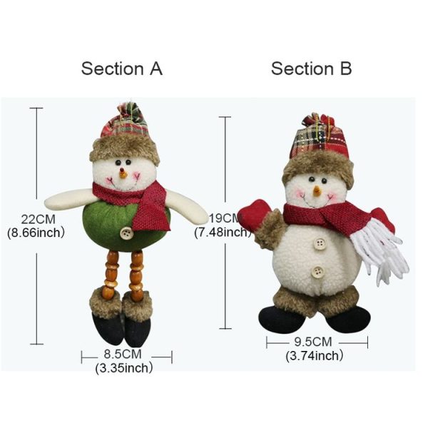 Christmas Decoration Gift Plush Doll Pendant, Random Style Delivery - Image 6