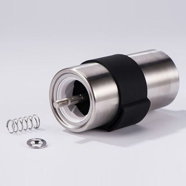 Portable Conical Burr Mill Manual Stainless Steel Hand Crank Coffee Bean Grinder, Capacity: 30g - Image 3