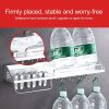60cm 2 Cups 10 Hooks Multi-function Kitchen Punching-free Wall-mounted Plastic Edge Condiment Holder Storage Rack - Image 7