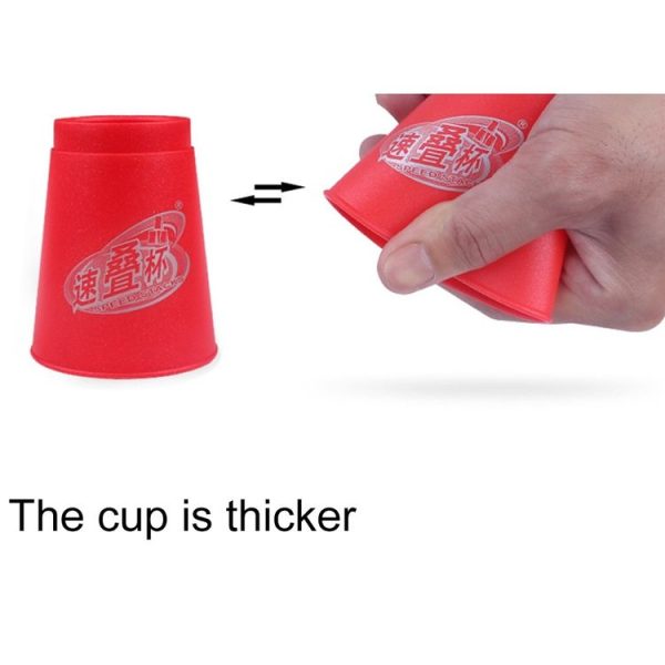 6 PCS Mixed Colors Quick Stack Cups IV Speed Training Sports Stacking Cups - Image 4