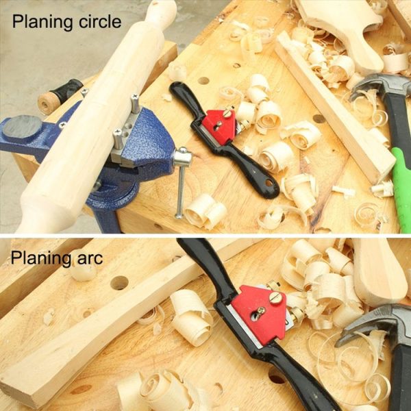 MYTEC 9 Inch Adjustable Hand Push Home Woodworking Hand Planer - Image 8