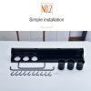 50cm 2 Cups Kitchen Multi-function Wall-mounted Storage Rack Holder (Black) - Image 5