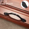 5 PCS 6555-96 Simple Archaistic Zinc Alloy Handle for Cabinet Wardrobe Drawer Door, Hole Spacing: 96mm