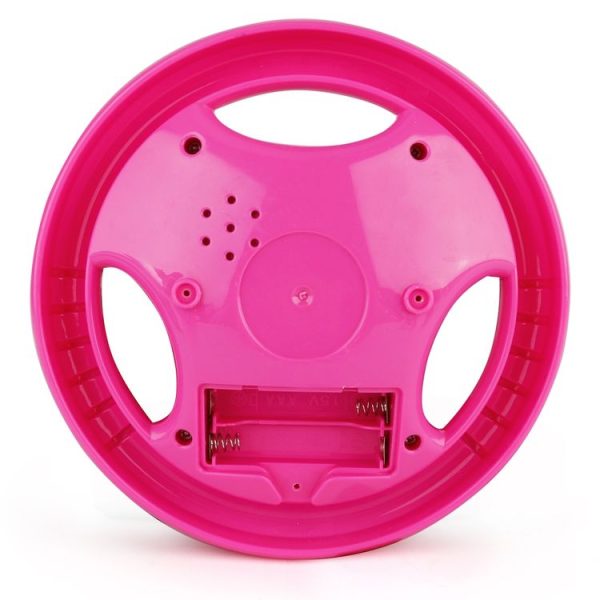 Brettbble Cartoon Baby Child Early Education Steering Wheel Music Toys with LED Light (Pink) - Image 5