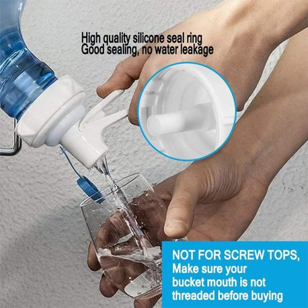 PP Water Bottle Faucet Dispenser Valve for 55mm Crown Top Bottle with Dustproof Cover - Image 5