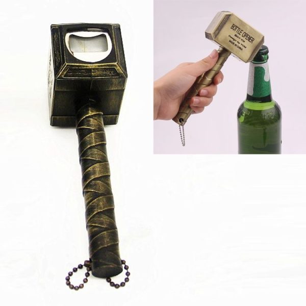 Hammer Shape Creative Magnetic Beer Wine Bottle Opener (Bronze)