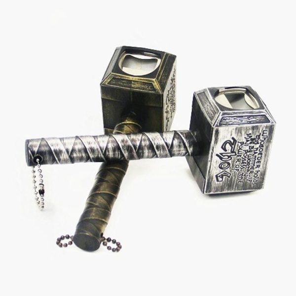 Hammer Shape Creative Beer Wine Bottle Opener (Silver) - Image 5
