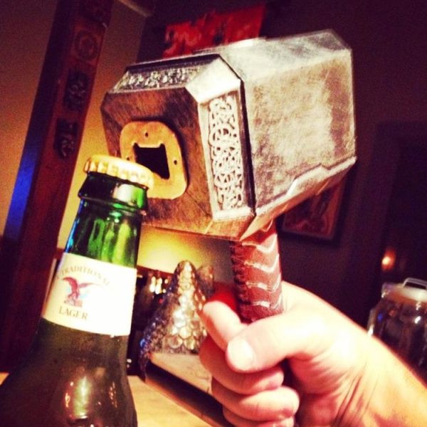 Hammer Shape Creative Beer Wine Bottle Opener (Silver) - Image 7