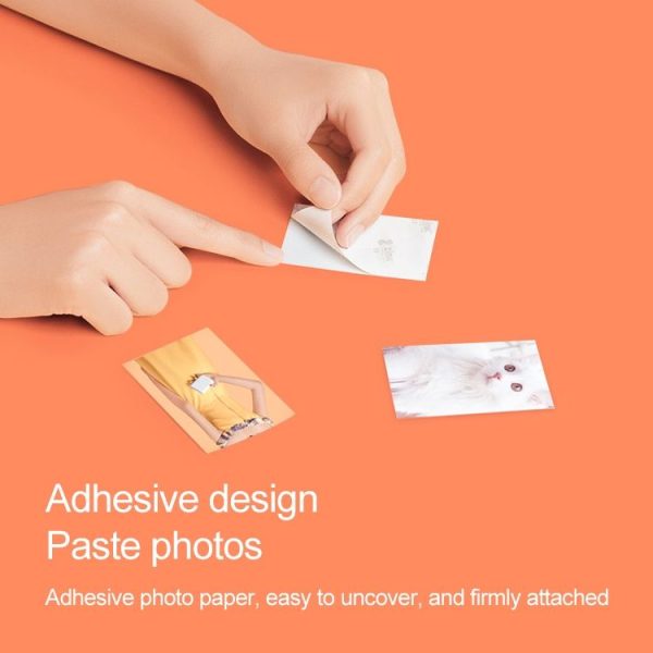 50 PCS Original Xiaomi Print Photographic Paper Paste Paper for Xiaomi Pocket Photo Printer - Image 4