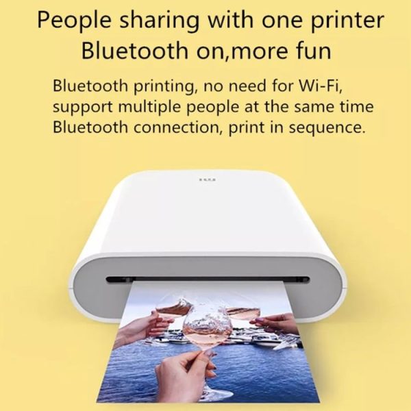 Original Xiaomi Portable Pocket Photo Printer (White) - Image 4