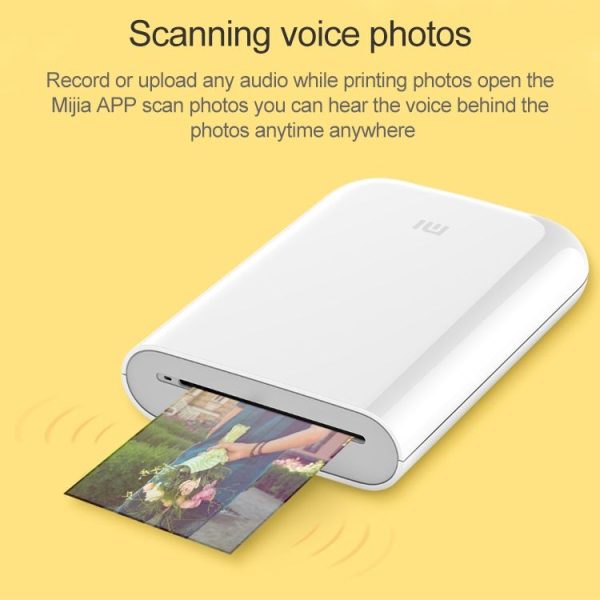 Original Xiaomi Portable Pocket Photo Printer (White) - Image 5