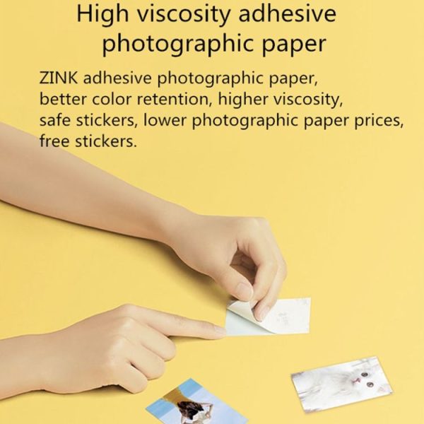 Original Xiaomi Portable Pocket Photo Printer (White) - Image 6