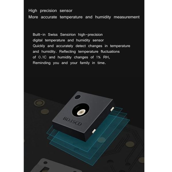 Original Xiaomi Mijia Bluetooth Temperature and Humidity Thermometer 2 - Image 11