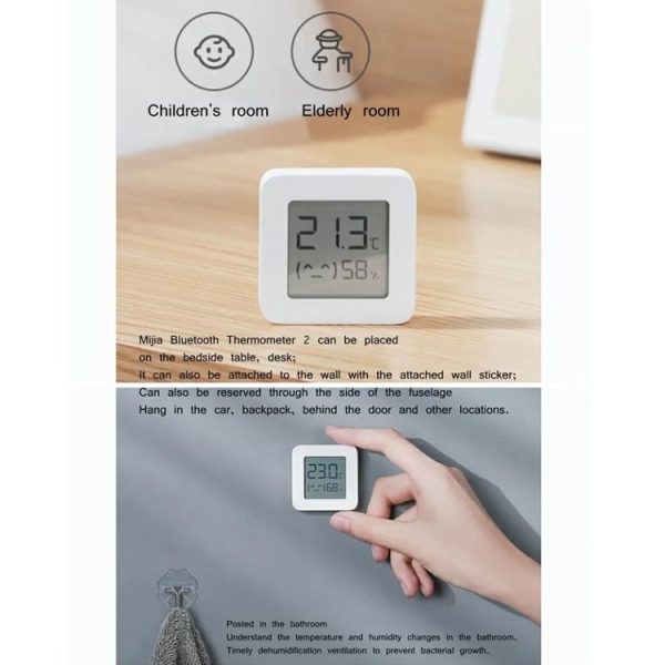 Original Xiaomi Mijia Bluetooth Temperature and Humidity Thermometer 2 - Image 12
