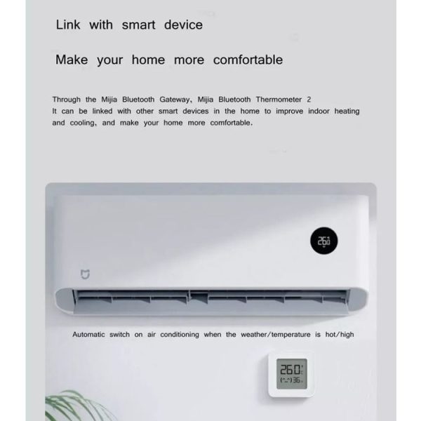 Original Xiaomi Mijia Bluetooth Temperature and Humidity Thermometer 2 - Image 4