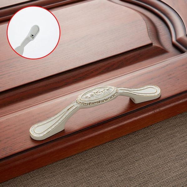 3 PCS 6273-128 Chinese American Style Classic Style Cabinet Handle (Ivory) - Image 2