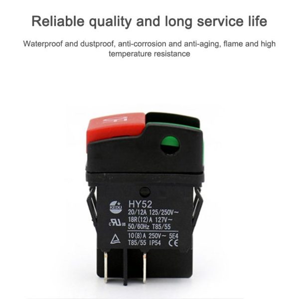 HY52 Mechanical Appliance Push Button Switch - Image 3