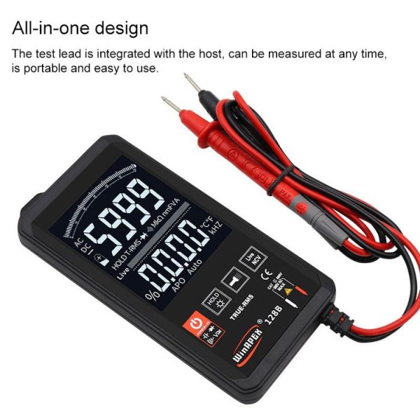 HY128A Conventional Screen Ultra-thin Touch Smart Digital Multimeter Fully Automatic High Precision True Effective Value Multimeter - Image 4