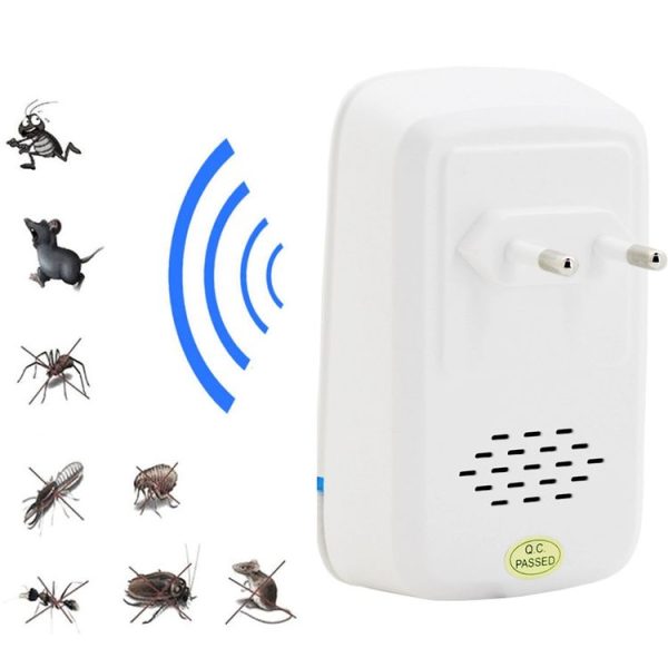 Electronic Ultrasonic Anti Mosquito Rat Insect Pest Repeller with Light, AC 110-220V - Image 5