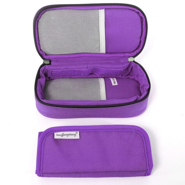 Travel Needs Outdoor Insulated Bag Insulin Storage Bag, Size: 20.3*10*5cm (Purple) - Image 6