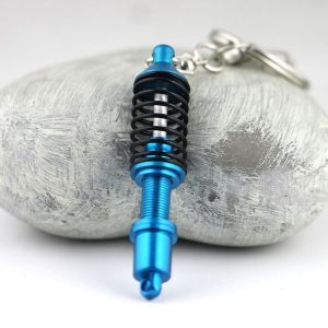 Shock Absorber Keychain Key Ring Holder (Blue)
