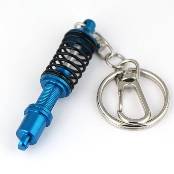 Shock Absorber Keychain Key Ring Holder (Blue) - Image 2