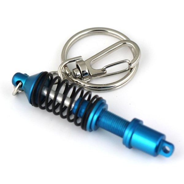 Shock Absorber Keychain Key Ring Holder (Blue) - Image 3