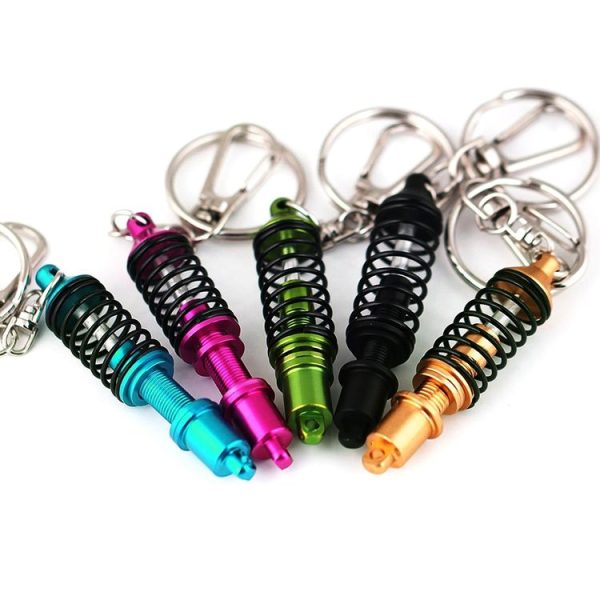 Shock Absorber Keychain Key Ring Holder (Blue) - Image 6