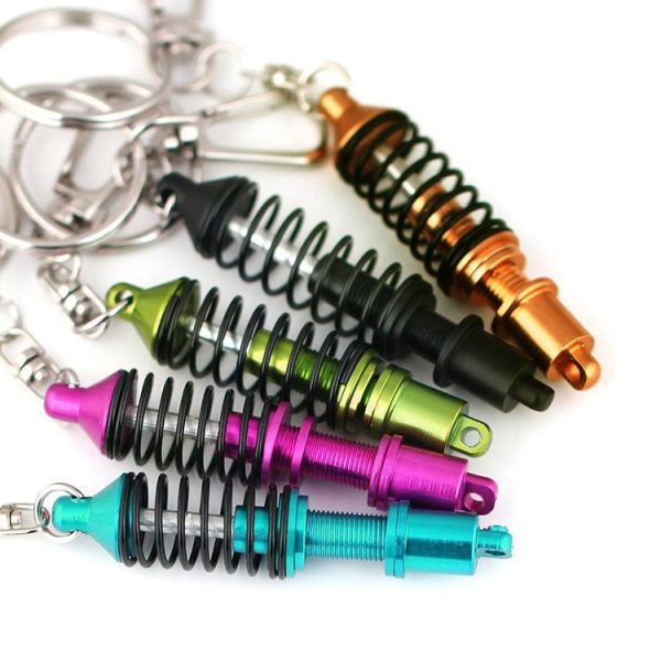 Shock Absorber Keychain Key Ring Holder (Blue) - Image 7