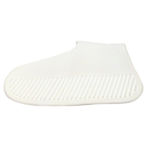 Waterproof Antiskid Silicone Outdoor Rainboots Shoes Cover, Size: S (25-33) (White) - Image 3