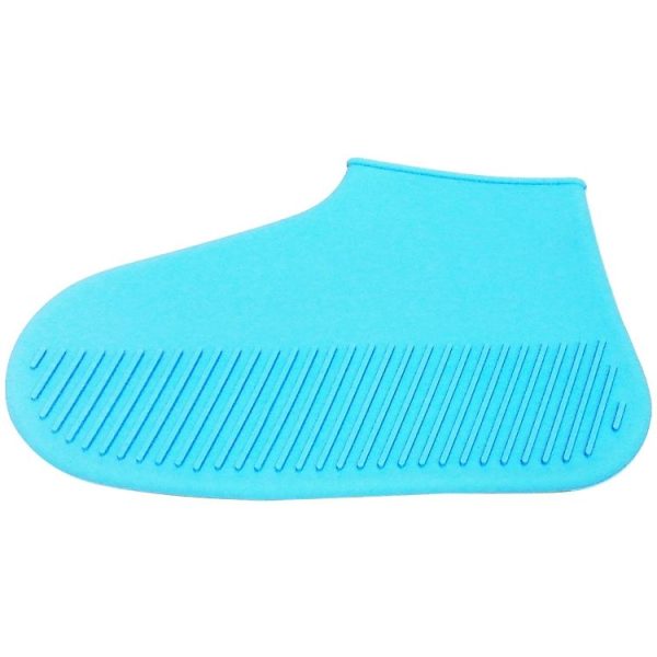Waterproof Antiskid Silicone Outdoor Rainboots Shoes Cover, Size: L (40-45) (Sky Blue) - Image 3