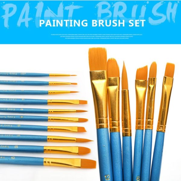 Watercolor Powder Paint Brush Painting Art Supplies - Image 5