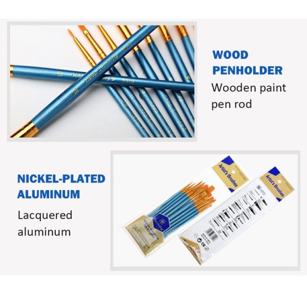 Watercolor Powder Paint Brush Painting Art Supplies - Image 6