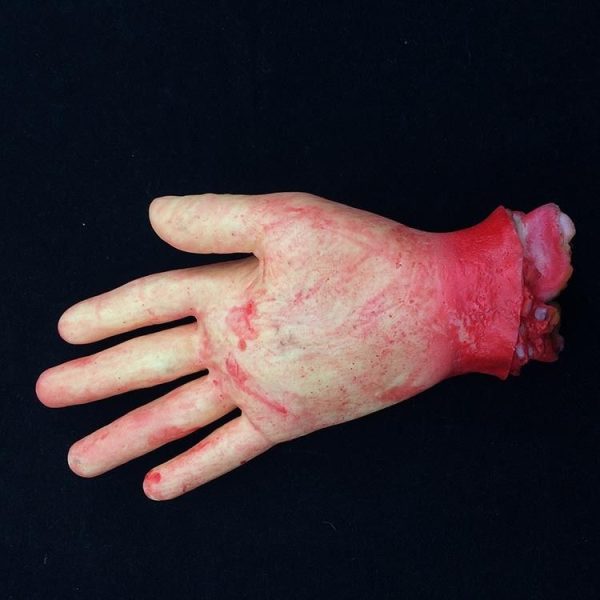 23cm Halloween Horror Props April Fool Day Party Prop Body Parts Decoration 5 Fingers Bloody Hand - Image 3