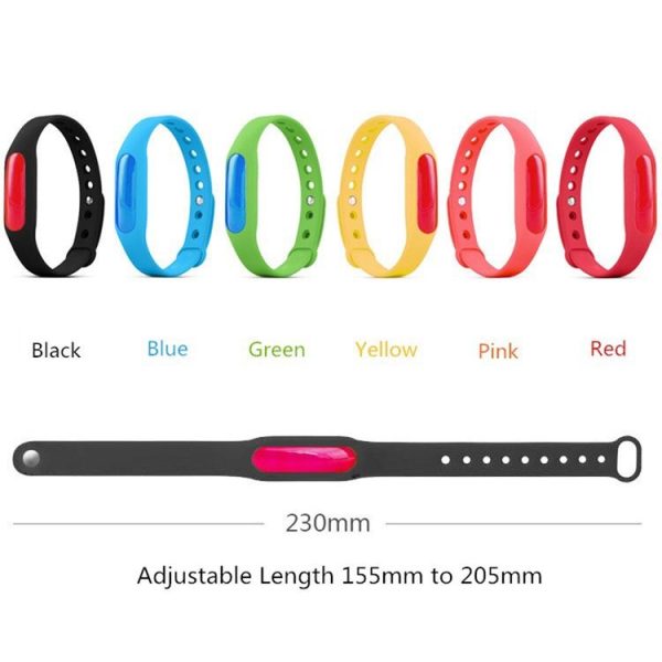 5 PCS Anti-mosquito Silicone Repellent Bracelet Buckle Wristband Bugs Away, Suitable for Children and Adults, Length: 23cm, Random Color Delivery - Image 4