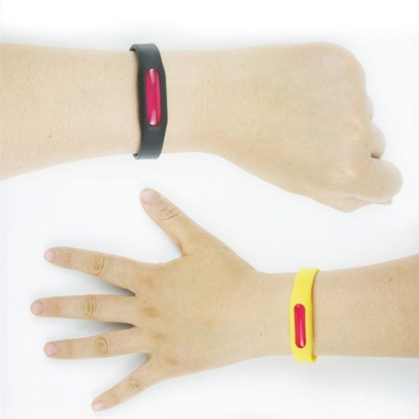 5 PCS Anti-mosquito Silicone Repellent Bracelet Buckle Wristband Bugs Away, Suitable for Children and Adults, Length: 23cm, Random Color Delivery - Image 5