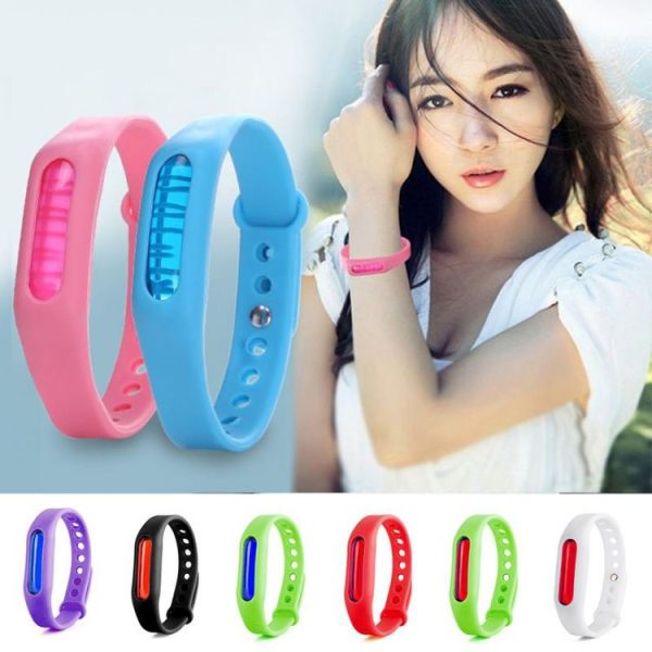 5 PCS Anti-mosquito Silicone Repellent Bracelet Buckle Wristband Bugs Away, Suitable for Children and Adults, Length: 23cm, Random Color Delivery - Image 7