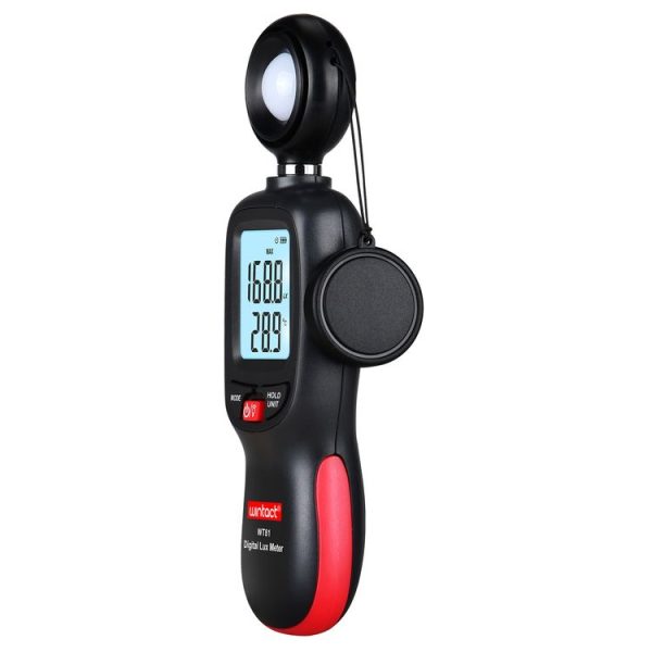 Wintact WT81 Digital Light Lux Meter for Factory / School / House Various Occasion, Range: 0-200, 000 Lux (Black) - Image 3
