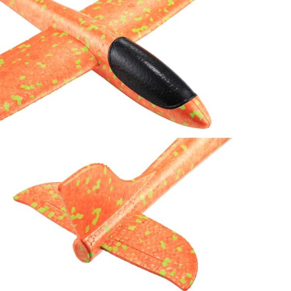 New Style Children Airplane Model Toy Hand Launch Throwing Airplane Colorful Foam Toy Plane, Size: 50*13*5.0cm (Orange) - Image 5