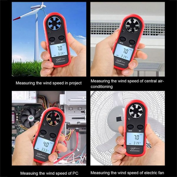 Wintact WT816 Digital Electronic Thermometer Anemometer - Image 7
