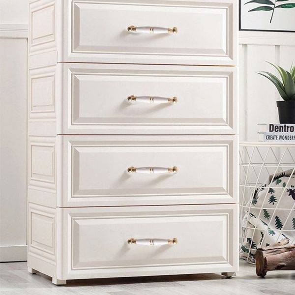 3 PCS 5023-96K Gold White Zinc Alloy Ceramics Cabinet Wardrobe Drawer Door Handle, Hole Spacing: 96mm - Image 4