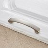 5 PCS 4076-96 Zinc Alloy Stainless Steel Nickel Wire Drawing Cabinet Wardrobe Drawer Door Handle, Hole Spacing: 96mm - Image 2