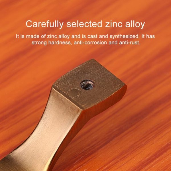 3 PCS 6202-128 Sub Cyan Zinc Alloy Cabinet Wardrobe Drawer Door Handle, Hole Spacing: 128mm - Image 3