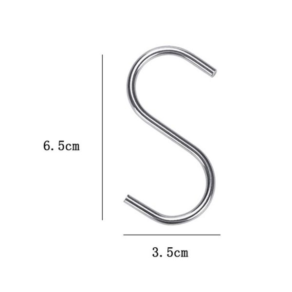 Kn082 10 in 1 Stainless Steel Kitchen Tool Hook Set - Image 2