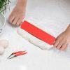 Kn055 Solid Wooden Handle Silicone Rolling Pin Non-stick Food Dumpling Stick, Length: 29cm, Random Color Delivery - Image 6
