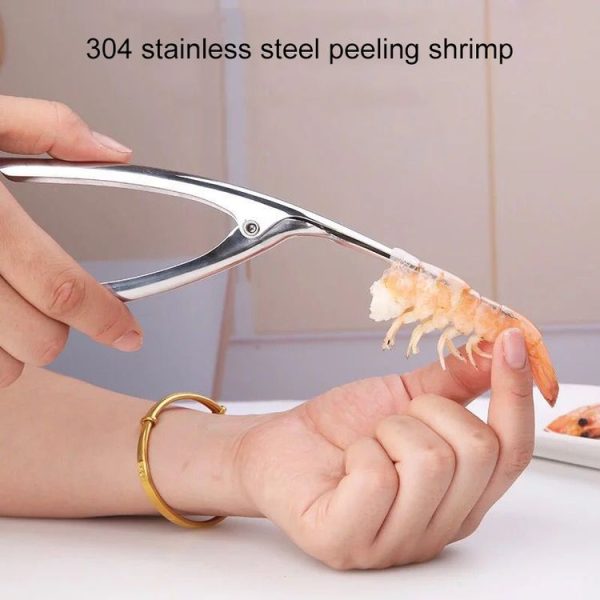 304 Stainless Steel Shrimp Shelling Tool Seafood Shell Remover Kitchen Gadgets - Image 10